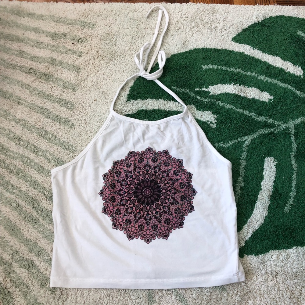 Brandy Melville mandala halter